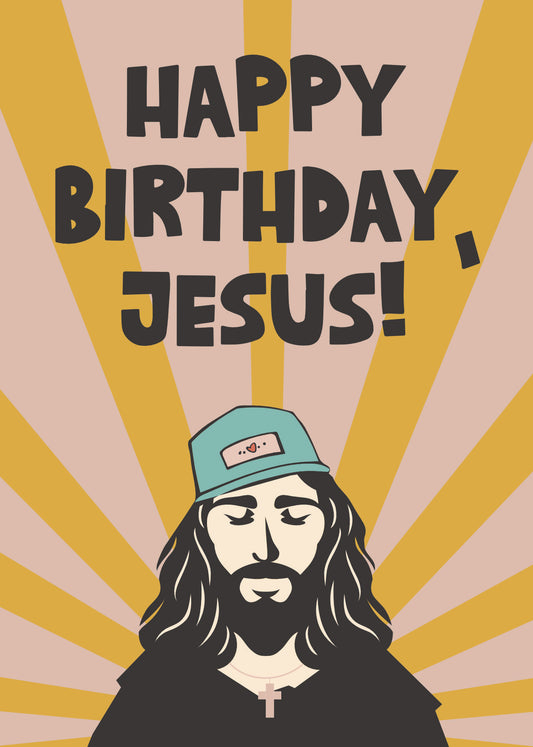 Postkarte "Happy Birthday, Jesus!"