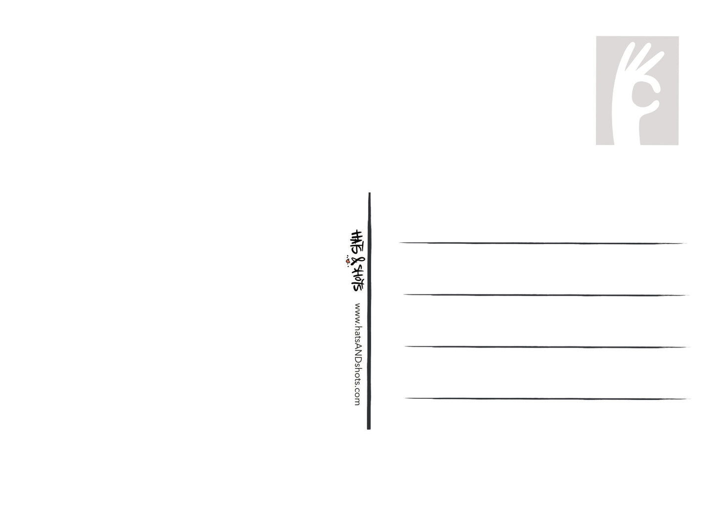 Postkarte "Ich bin zwar voll, aber du bist toll!"